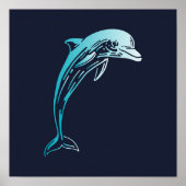 Dolphin Created Print | Muurafdrukken van dolfijne (Voorkant)