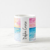 Dolphin Cruise Sunset Painting van Just Dahl Mok (Center)