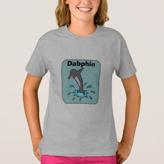 Dolphin Dab T-shirt (Voorkant)