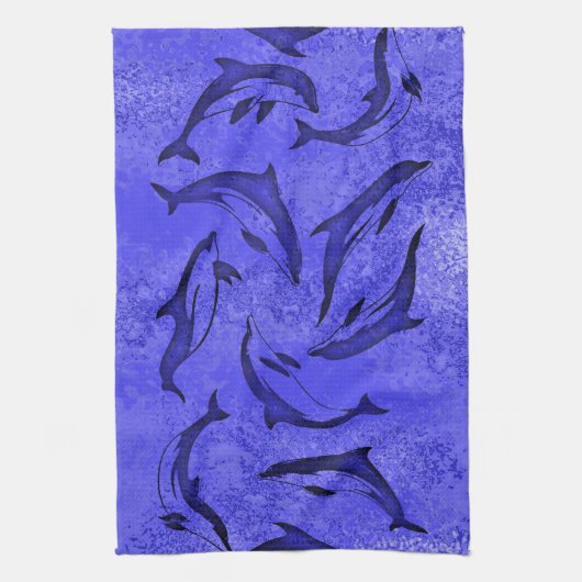DOLPHIN DANCE Kitchen Towel Theedoek (Verticaal)