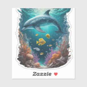 Dolphin Dance Sticker