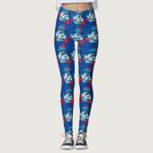 Dolphin dansend op de golven, Leggings (Voorkant)