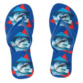 Dolphin dansend op de golven, thangen teenslippers (Voetbed)
