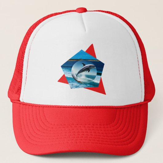 Dolphin dansend op the Waves, Pet van truckers (Voorkant)