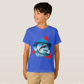 Dolphin danst op de golven, Kinder shirt (Voorkant volledig)