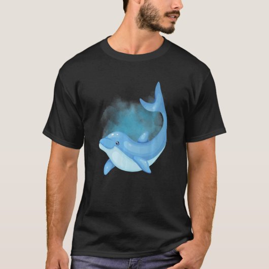 Dolphin Deep Ocean Creatures and Rift Life  1 T-shirt (Voorkant)