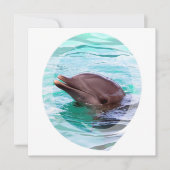 Dolphin Design Invitations Kaart (Voorkant)