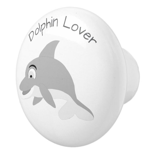 Dolphin Design op maat Keramische Knop (Rechts)