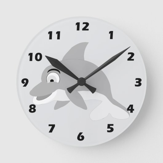 Dolphin Design Ronde Klok (Voorkant)
