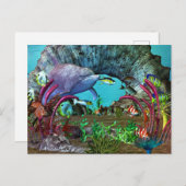 Dolphin Discovery 2 3D Aquarium Briefkaart (Voorkant / Achterkant)