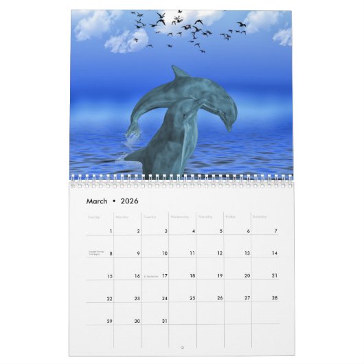 Dolphin Dive Hawaiian Love Destiny's Kalender (Mar 2026)