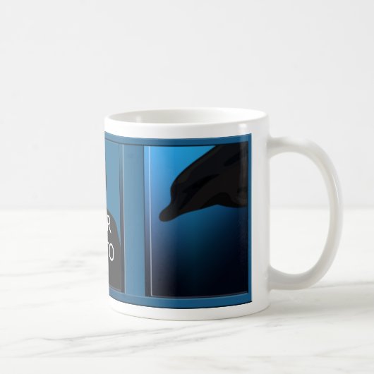 Dolphin Dolphins Foto Lijst Mok (Rechts)