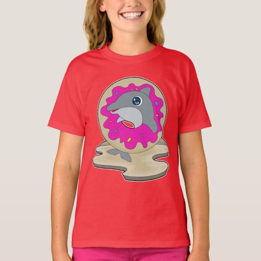 Dolphin Donut T-shirt (Voorkant)