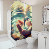 Dolphin Douchegordijn (In situ)