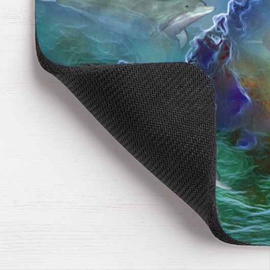 Dolphin Dream Art Mousepad Muismat (Hoek)