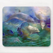 Dolphin Dream Art Mousepad Muismat (Voorkant)