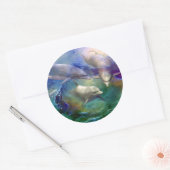 Dolphin Dream Art Sticker (Envelop)
