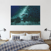 Dolphin Dream Canvas Afdruk (Insitu (Slaapkamer))