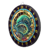 Dolphin Dream Coral Reef Dartboard Dartbord (Voorkant Rechts)