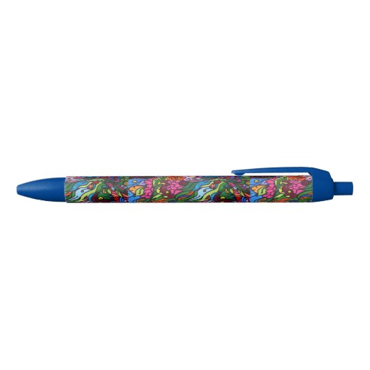 Dolphin Dream door Tami Zwarte Inkt Pen (Bovenkant)