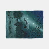 Dolphin Dream Fleece Deken (Voorkant (Horizontaal))