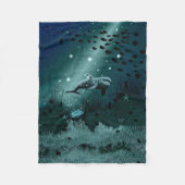 Dolphin Dream Fleece Deken (Voorkant)
