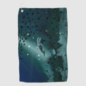 Dolphin Dream Golfhanddoek (Voorkant)