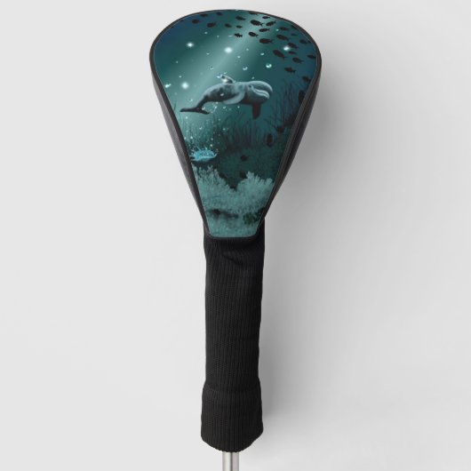 Dolphin Dream Golfheadcover (Voorkant)