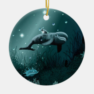 Dolphin Dream Keramisch Ornament