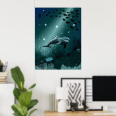 Dolphin Dream Poster (Thuiskantoor)