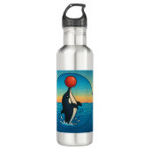 Dolphin Dream Waterfles Waterfles (Voorkant)