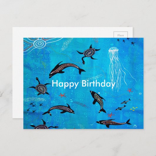 Dolphin Dreaming Briefkaart (Voorkant / Achterkant)