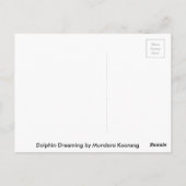 Dolphin Dreaming Briefkaart (Achterkant)
