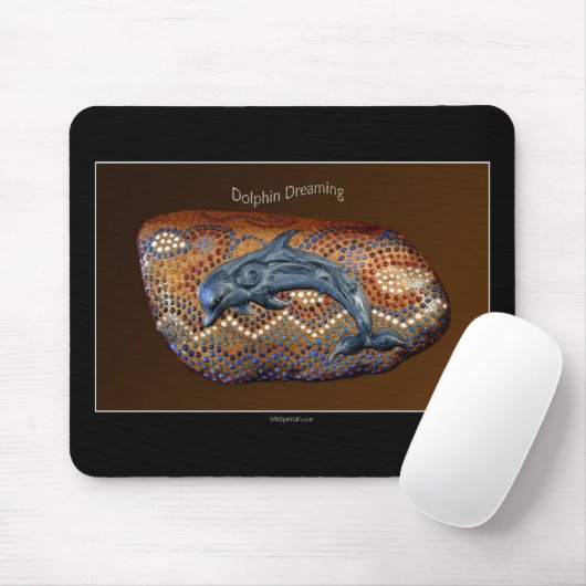 DOLPHIN DREAMING Marine Zoogdier MousePad Muismat (Met muis)