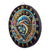 Dolphin Dreams Koraalrif Dartboard Dartbord (Voorkant Rechts)