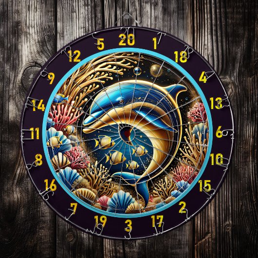 Dolphin Dreams Koraalrif Dartboard Dartbord