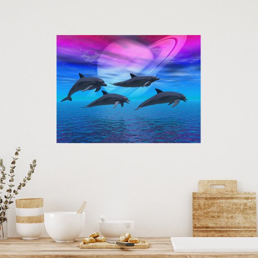 Dolphin Dreams Poster (Keuken)