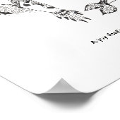 Dolphin en Hummingbird Joy Poster (Hoek)