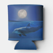 Dolphin en Moon Cozy Cup Koelbox Blikjeskoeler (Achterkant)