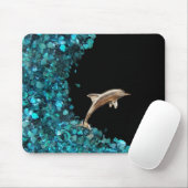 Dolphin en Paua Shell mousepad Muismat (Met muis)