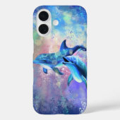 Dolphin Family Love Case-Mate iPhone Case (Achterkant)