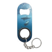 Dolphin Family Underwater Mini Flessenopener (Achterkant)