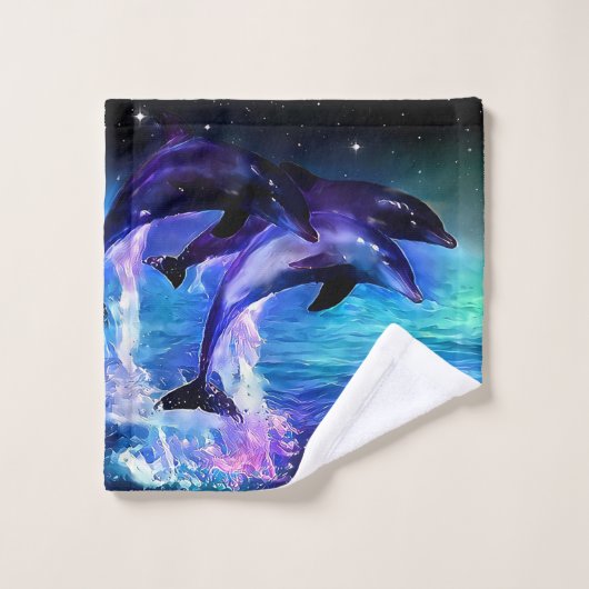 Dolphin Fantasy Bad Handdoek (Wasdoekje)