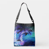 Dolphin Fantasy Crossbody Tas (Achterkant)