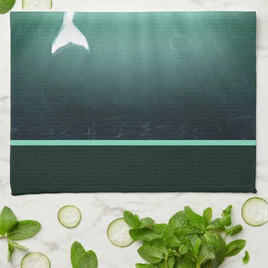 Dolphin Fantasy Theedoek (Gevouwen)