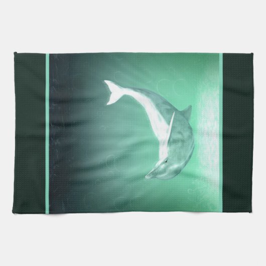 Dolphin Fantasy Theedoek (Horizontaal)