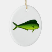 Dolphin Fish - Dorado - Mahi Mahi Keramisch Ornament (Rechts)