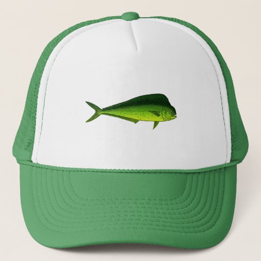 Dolphin Fish - Dorado - Mahi Mahi Trucker Pet (Voorkant)