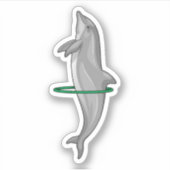 Dolphin Fitness-banden Sport Sticker (Voorkant)