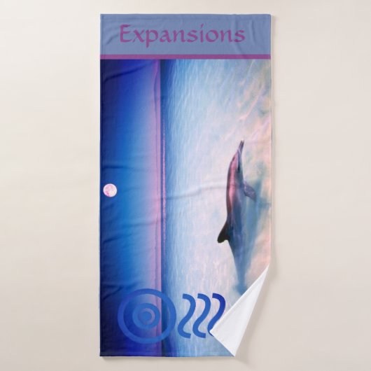 Dolphin Frequency Towel Badhanddoek (Badhanddoek)
